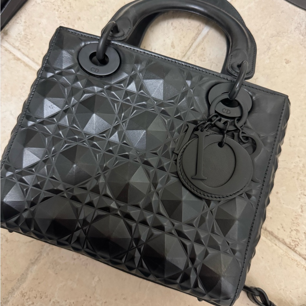 Dior Black Mini Bag with Iconic Quilted Design - Picture 6 of 8